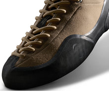 Afbeelding in Gallery-weergave laden, VILLAGE PM - &quot;1.00 PM&quot; SUEDE SHOES (CREAM BEIGE/NATURAL BLACK)
