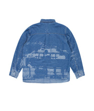 Afbeelding in Gallery-weergave laden, POP TRADING CO. - &quot;PRINTED&quot; DENIM SHIRT (DENIM BLUE)
