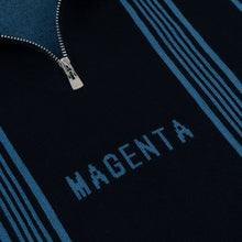 Afbeelding in Gallery-weergave laden, MAGENTA SKATEBOARDS - &quot;1984&quot; KNITTED POLO (BLUE)
