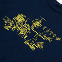 Afbeelding in Gallery-weergave laden, BRONZE 56K - &quot;LOCKED IN&quot; T-SHIRT (NAVY)
