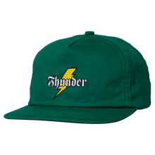 Afbeelding in Gallery-weergave laden, THUNDER TRUCKS - &quot;BOLT SCRIPT&quot; SNAPBACK HAT (TEAL)
