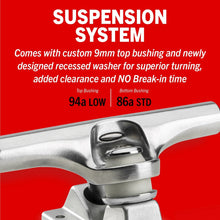 Afbeelding in Gallery-weergave laden, ACE TRUCKS - &quot;AF1 INVERTED&quot; HOLLOW TRUCKS (VARIOUS SIZES)
