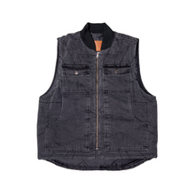 Afbeelding in Gallery-weergave laden, HODDLE - &quot;ZIP UP&quot; CARPENTER VEST (BLACK)
