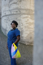 Afbeelding in Gallery-weergave laden, SUSAN BIJL X 75B - &quot;THE NEW SHOPPING BAG&quot; MEDIUM BAG (BLUEBIRD DAYS)
