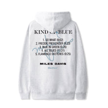 Afbeelding in Gallery-weergave laden, BUTTER GOODS X MILES DAVIS - &quot;KIND OF BLUE&quot; HOODIE (ASH)
