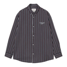Afbeelding in Gallery-weergave laden, CARHARTT WIP - &quot;PALANCE&quot; LONGSLEEVE STRIPE SHIRT (DARK NAVY)
