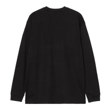 Afbeelding in Gallery-weergave laden, CARHARTT WIP - &quot;HEART&quot; LONGSLEEVE POCKET T-SHIRT (BLACK)
