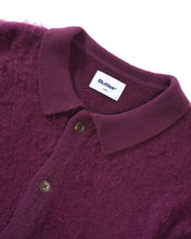 Afbeelding in Gallery-weergave laden, BUTTER GOODS - &quot;MOHAIR&quot; BUTTON UP KNIT SHIRT (PORT)
