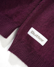Afbeelding in Gallery-weergave laden, BUTTER GOODS - &quot;MOHAIR&quot; BUTTON UP KNIT SHIRT (PORT)
