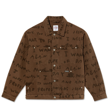 Afbeelding in Gallery-weergave laden, POLAR SKATE CO. - &quot;SAD NOTES&quot; PATRIK JACKET (WALNUT)

