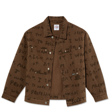 Afbeelding in Gallery-weergave laden, POLAR SKATE CO. - &quot;SAD NOTES&quot; PATRIK JACKET (WALNUT)
