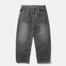 Afbeelding in Gallery-weergave laden, BUTTER GOODS - &quot;ROACH&quot; DENIM PANTS (BLACK WASH)
