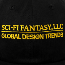 Afbeelding in Gallery-weergave laden, SCI-FI FANTASY - &quot;GLOBAL DESIGN TRENDS&quot; HAT (BLACK)
