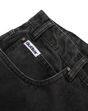 Afbeelding in Gallery-weergave laden, BUTTER GOODS X PEANUTS - &quot;SPIKE&quot; DENIM PANTS (BLACK)
