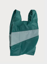 Afbeelding in Gallery-weergave laden, SUSAN BIJL - &quot;THE NEW SHOPPING BAG&quot; LARGE BAG (PINE/GREY)
