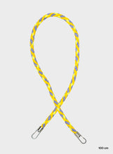 Afbeelding in Gallery-weergave laden, SUSAN BIJL - &quot;THE NEW STRAP&quot; KUMIHIMO 100CM (TREBLE/FLUO YELLOW)
