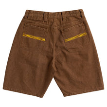 Afbeelding in Gallery-weergave laden, SPITFIRE WHEELS - &quot;BIGHEAD CUSTOM&quot; DENIM SHORTS (BROWN)
