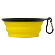 Afbeelding in Gallery-weergave laden, KROOKED - &quot;KING&quot; DOG BOWL (YELLOW/BLACK)
