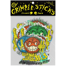 Afbeelding in Gallery-weergave laden, GRIMPLE STIX - &quot;ASPHALT ANIMALS&quot; STICKER PACK
