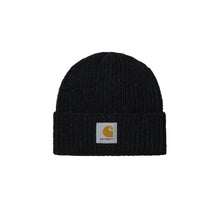 Afbeelding in Gallery-weergave laden, CARHARTT WIP - &quot;ANGLISTIC&quot; WOOL/COTTON BEANIE (SPECKLED BLACK)
