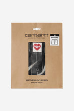 Afbeelding in Gallery-weergave laden, CARHARTT WIP - &quot;COTTON&quot; SEATON STRIPE BOXER SHORTS (BLACK)
