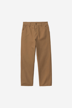Afbeelding in Gallery-weergave laden, CARHARTT WIP - &quot;SIMPLE&quot; CANVAS PANTS (HAMILTON BROWN)

