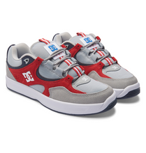 Afbeelding in Gallery-weergave laden, DC SHOES - &quot;KALYNX ZERO S&quot; SUEDE SHOES (GREY/RED)
