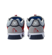 Afbeelding in Gallery-weergave laden, DC SHOES - &quot;KALYNX ZERO S&quot; SUEDE SHOES (GREY/RED)
