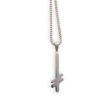 Afbeelding in Gallery-weergave laden, DEATHWISH - &quot;GANG LOGO&quot; NECKLACE (SILVER)
