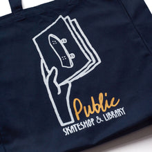 Afbeelding in Gallery-weergave laden, Oneshopper - &quot;HAND&quot; SHOPPING BAG (NAVY)
