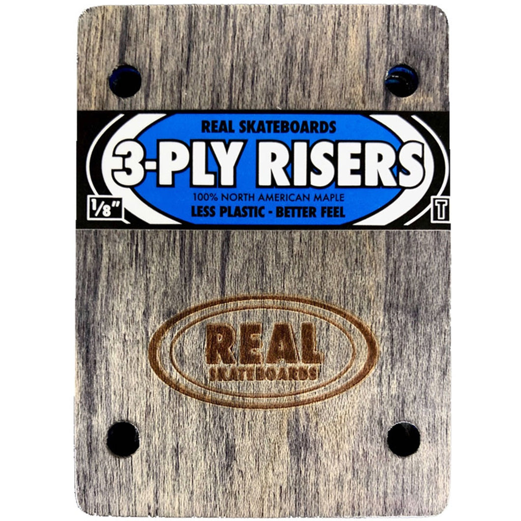 REAL SKATEBOARDS - 3 PLY RISER PADS (1/8