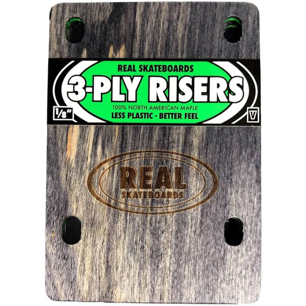 REAL SKATEBOARDS - 3 PLY RISER PADS (1/8