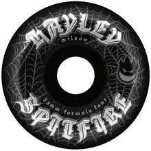 Afbeelding in Gallery-weergave laden, SPITFIRE WHEELS - HAYLEY WILSON&#39;S &quot;WEBBED&quot; CONICAL FULL WHEELS (F4 - 53MM - 99D - BLACK)

