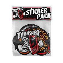 Afbeelding in Gallery-weergave laden, SPITFIRE WHEELS X THRASHER - &quot;THRASHER&quot; STICKER PACK
